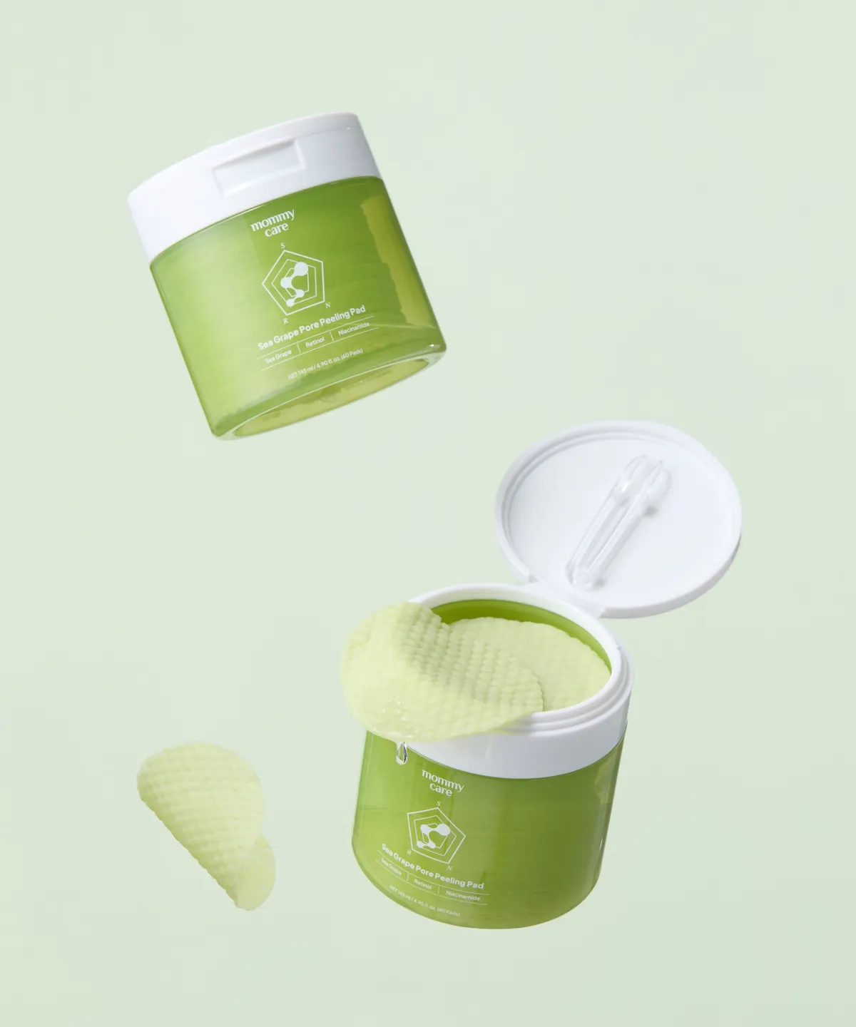 MOMMY CARE 海葡萄毛孔收斂去角質棉片【60片】