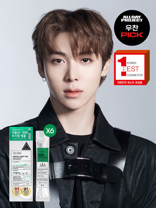 VT Reedle Shot 300 纖維針毛孔修復導入精華 (2ml X 6入)