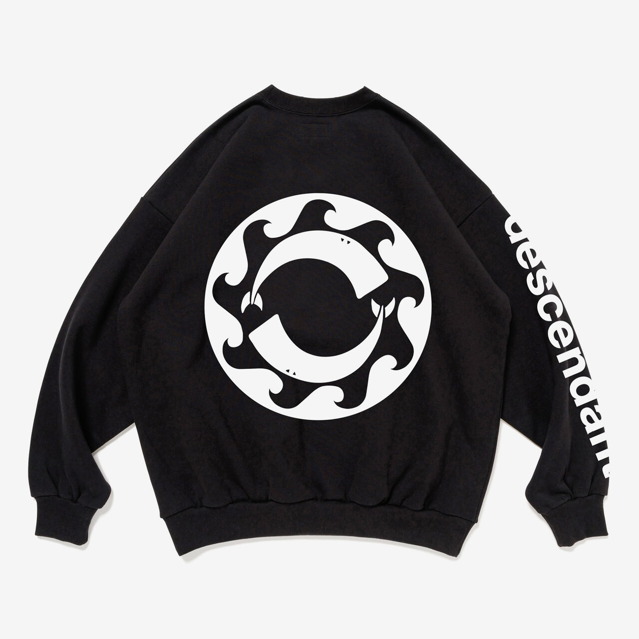DESCENDANT FW25 VORTEX CREW NECK 252ATDS-CNM01S | Black