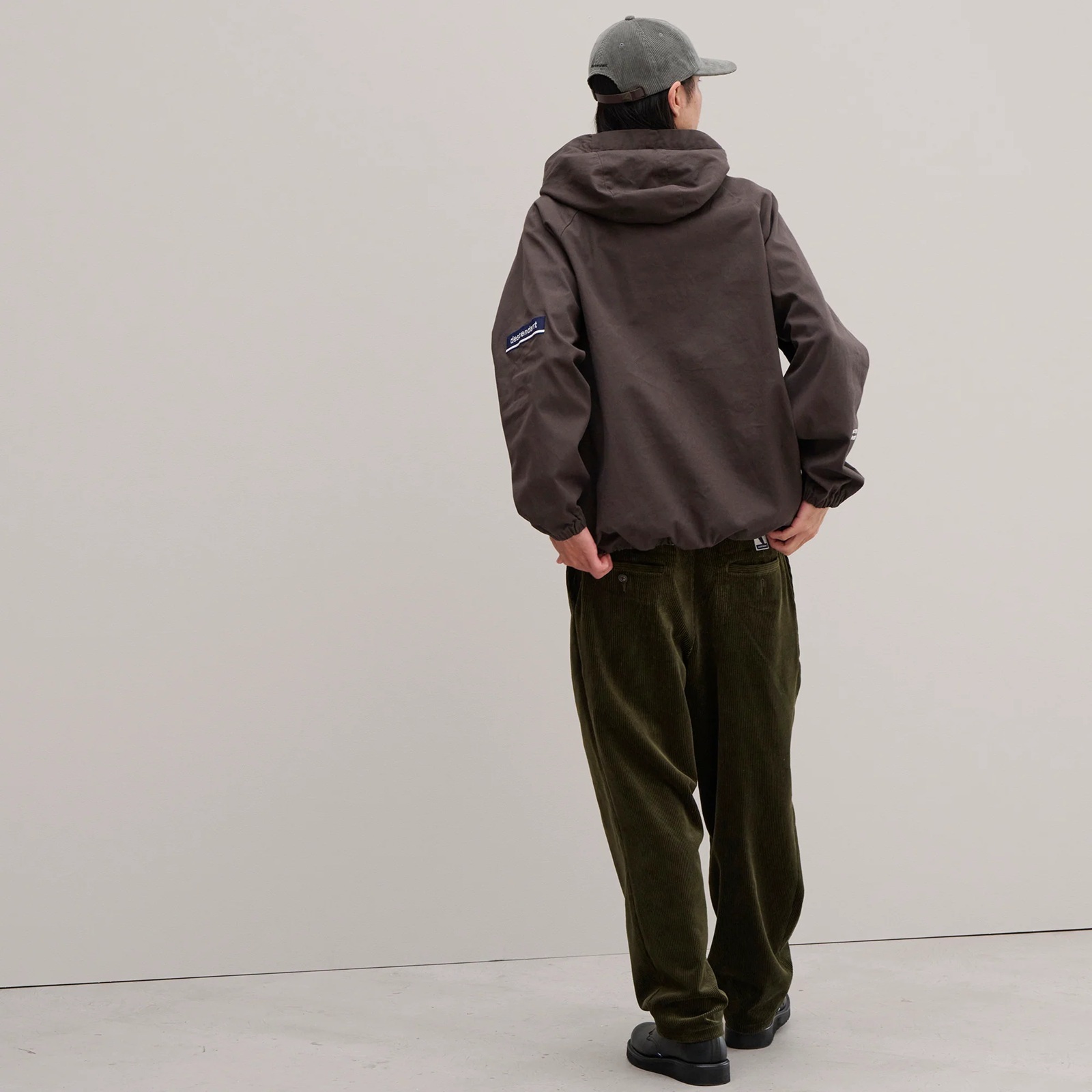 DESCENDANT FW25 MOLE HOODED LS SHIRT| Black / Gray