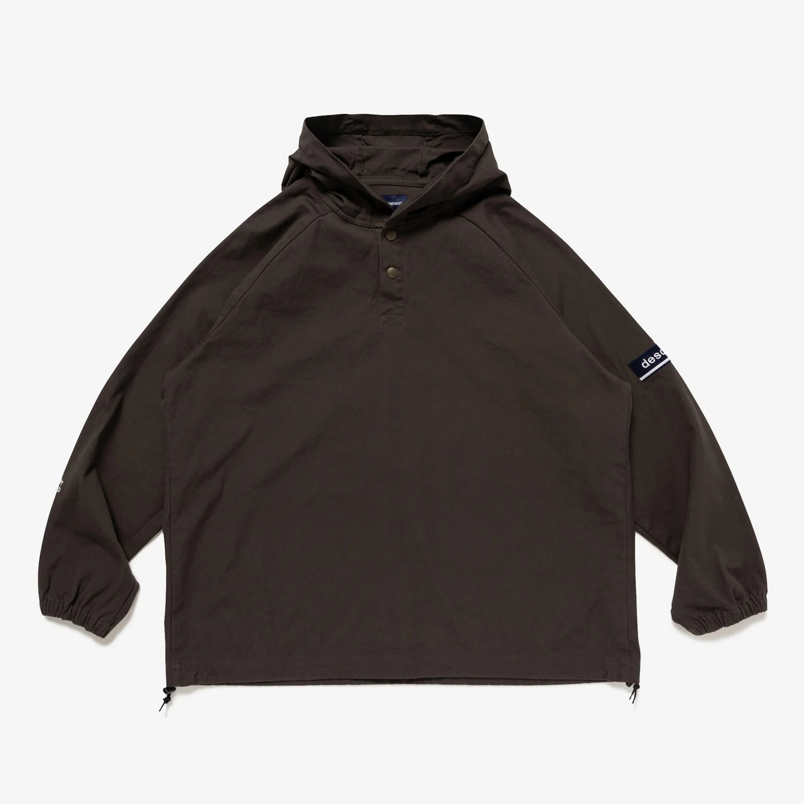 DESCENDANT FW25 MOLE HOODED LS SHIRT| Black / Gray