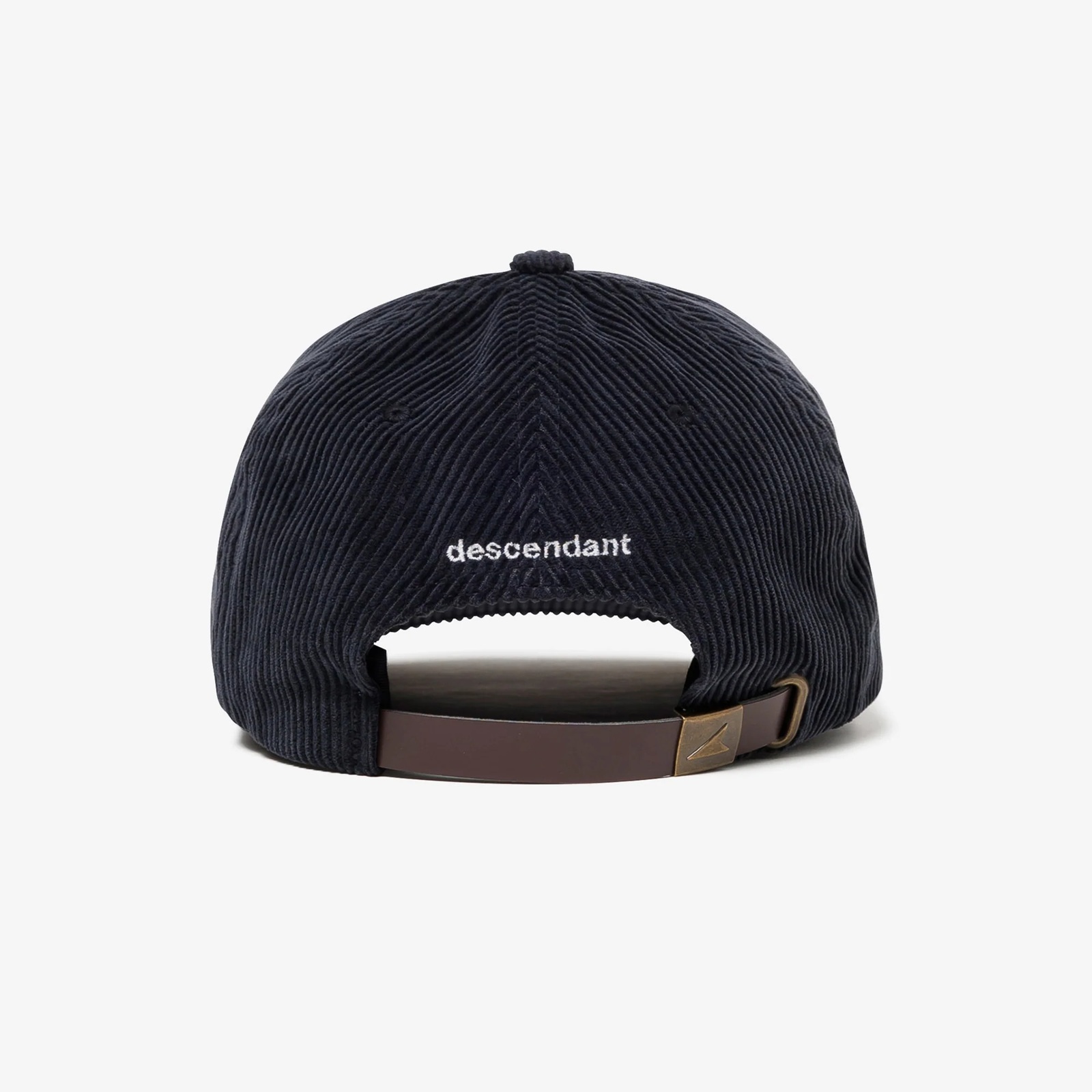 [現貨] DESCENDANT FW25 CACHALOT CORDUROY 6-PANEL | BLACK / GRAY