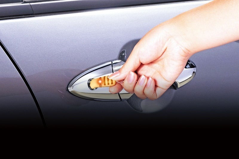 CARMATE 貓掌肉球除靜電鑰匙圈 貓手手造型鑰匙圈