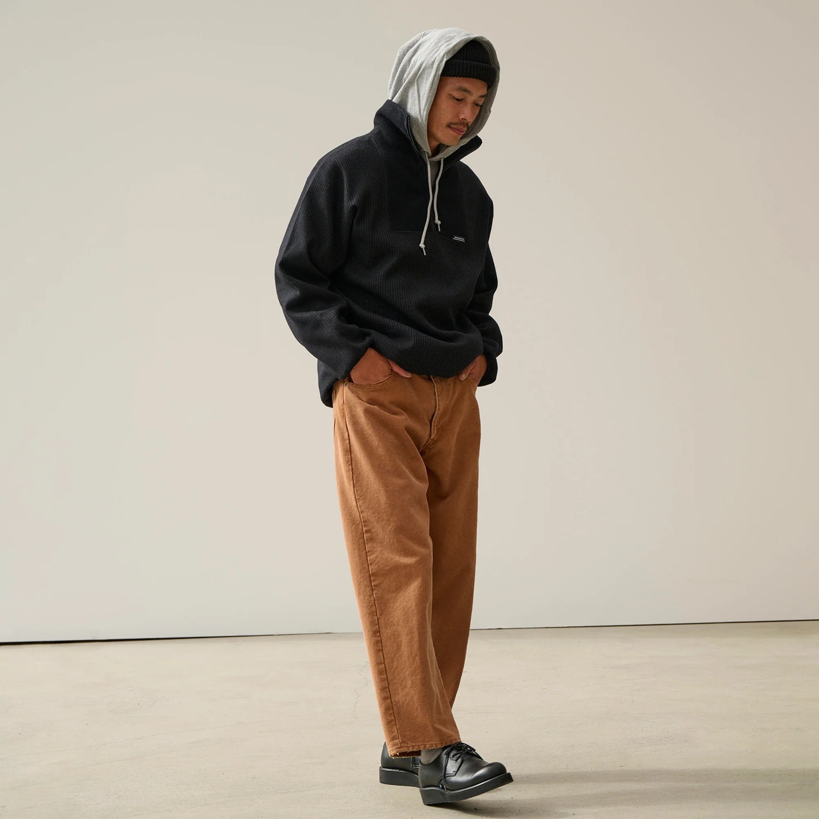 DESCENDANT FW25 1995 DUCK TROUSERS BROWN