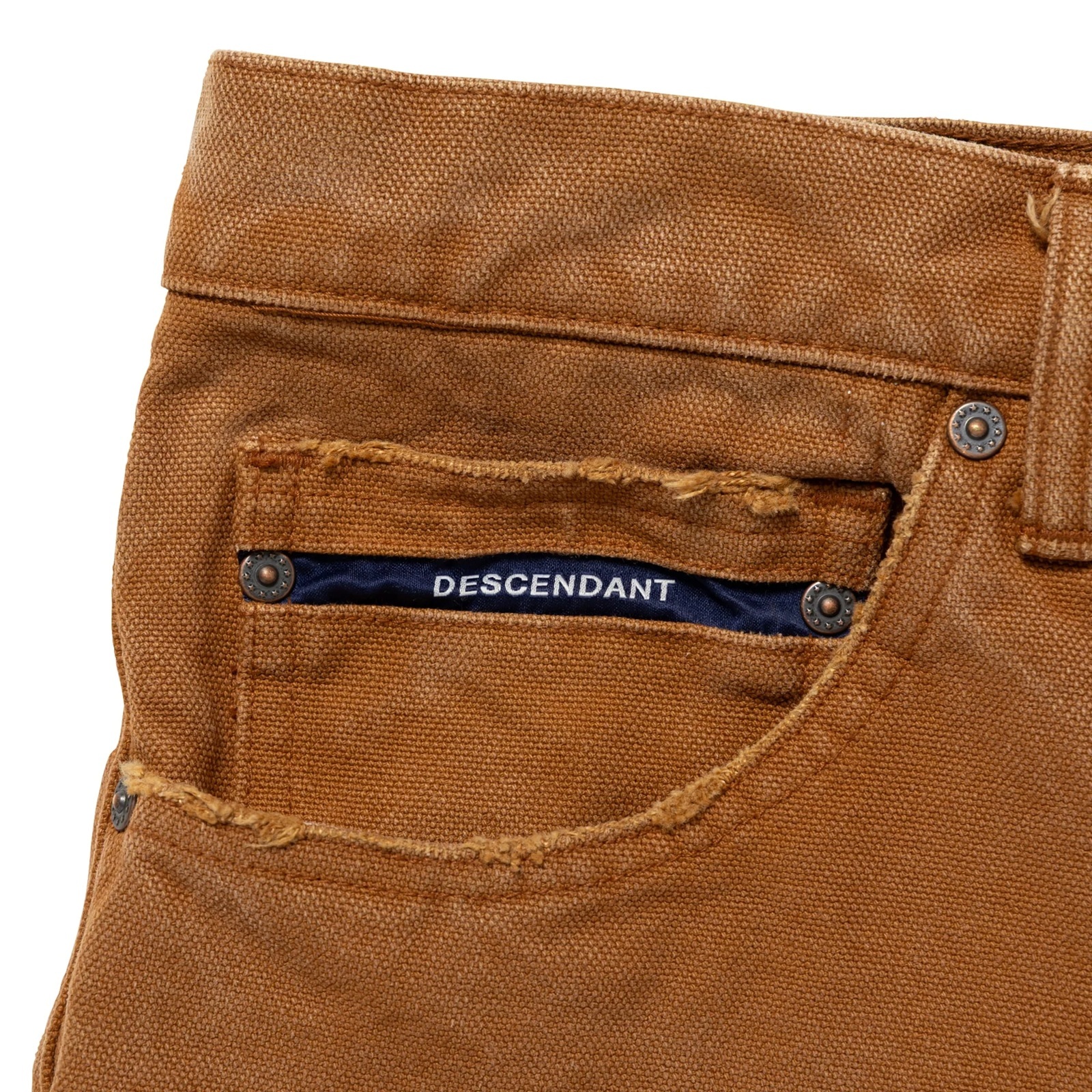 DESCENDANT FW25 1995 DUCK TROUSERS BROWN