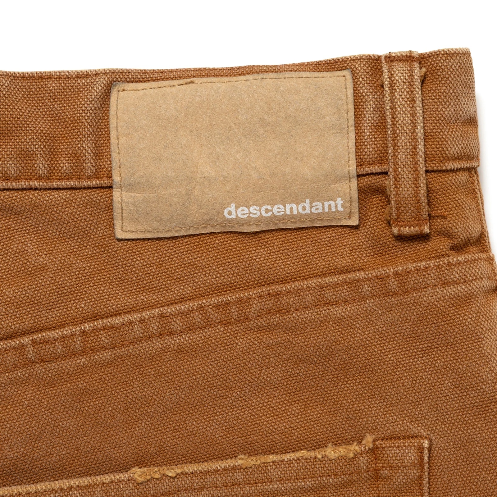 DESCENDANT FW25 1995 DUCK TROUSERS BROWN