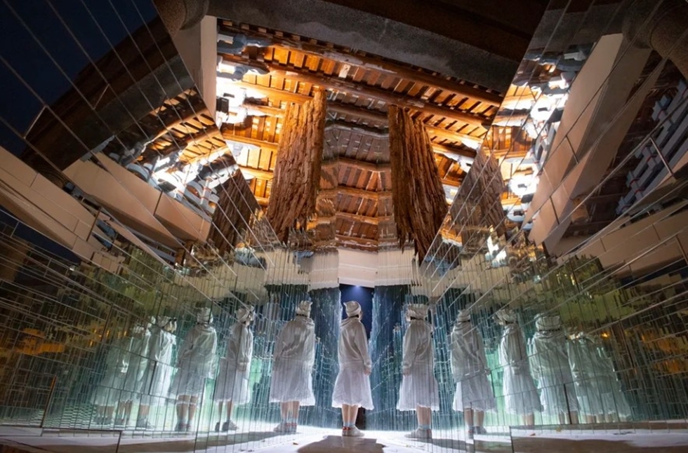 月津港燈節分為 3 個展區,其中一區為歷史街區,範圍包含橋南老街、永成戲院周邊巷道。