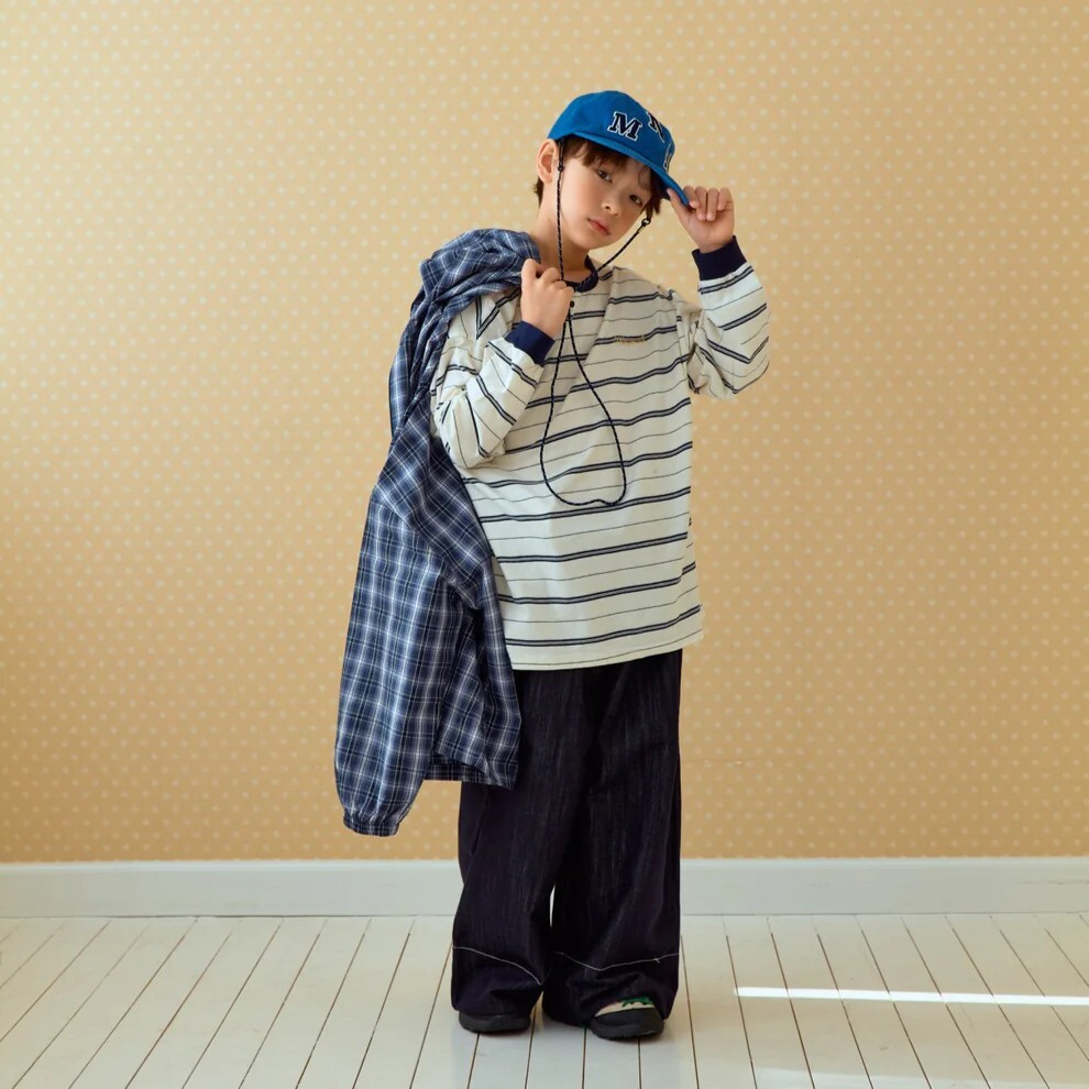 90-140 MNM 雙線橫紋上衣 2色