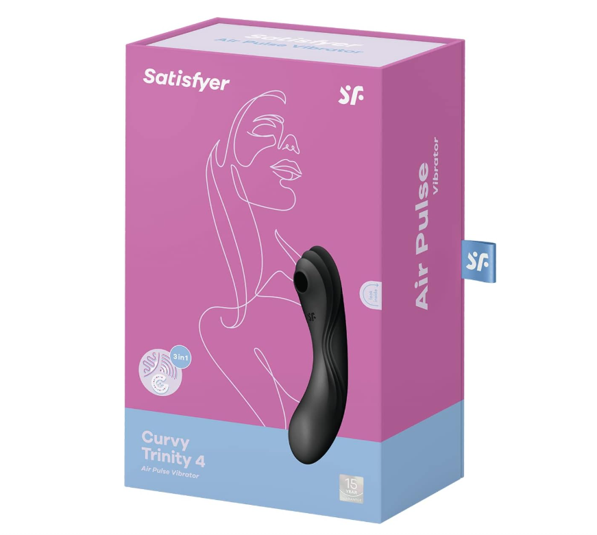 〔德國原裝進口〕Satisfyer Curvy Trinity 4 三合一功能吸吮器