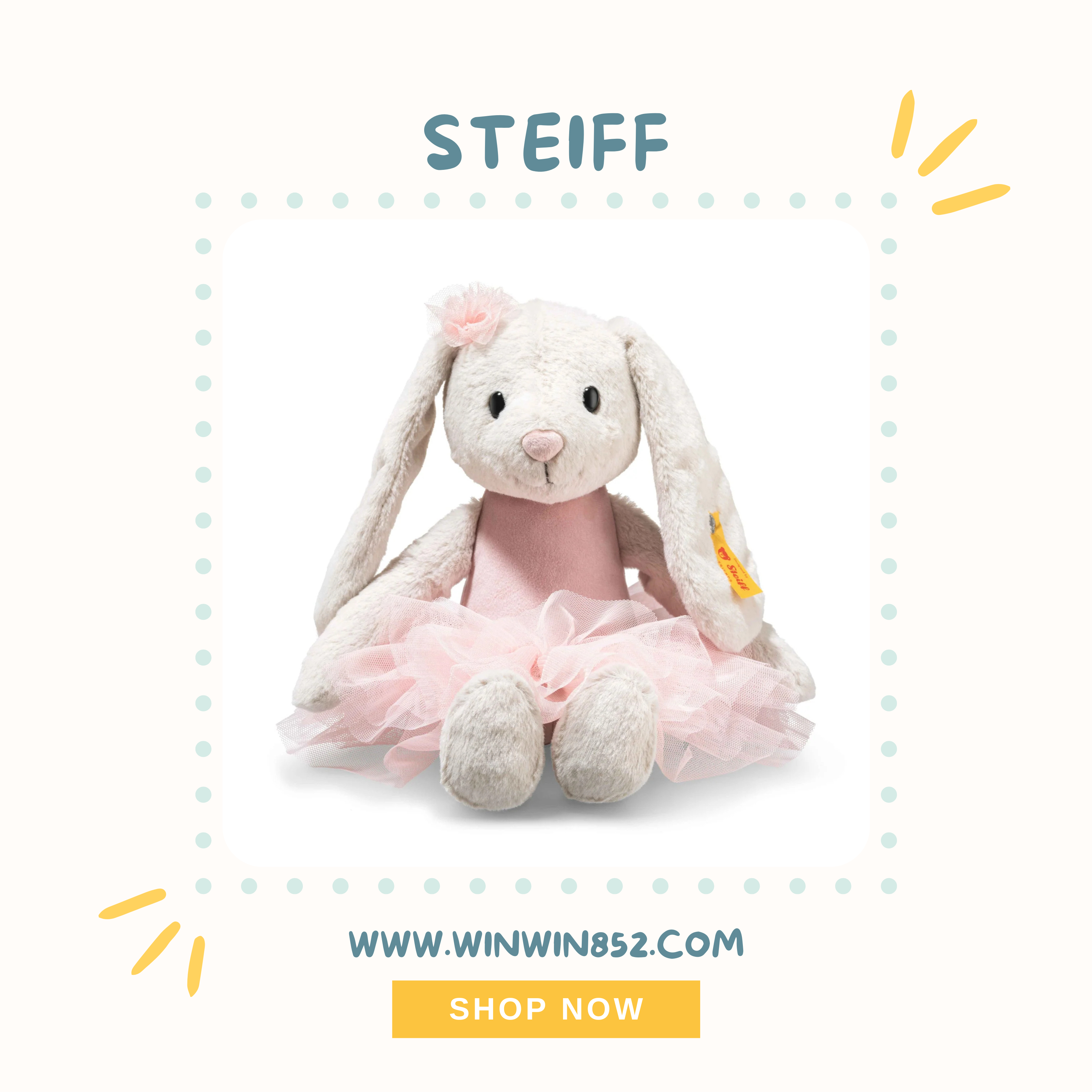 Steiff Hoppie Ballet Rabbit 32cm