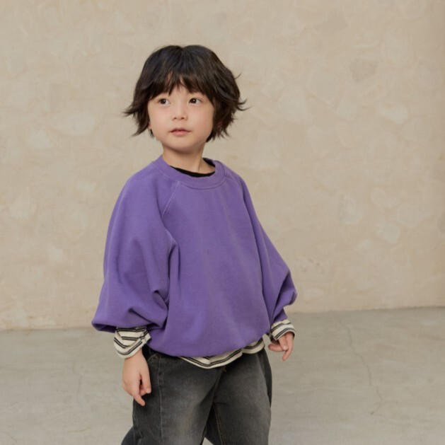 90-160 手繡字母寬幅上衣 2色