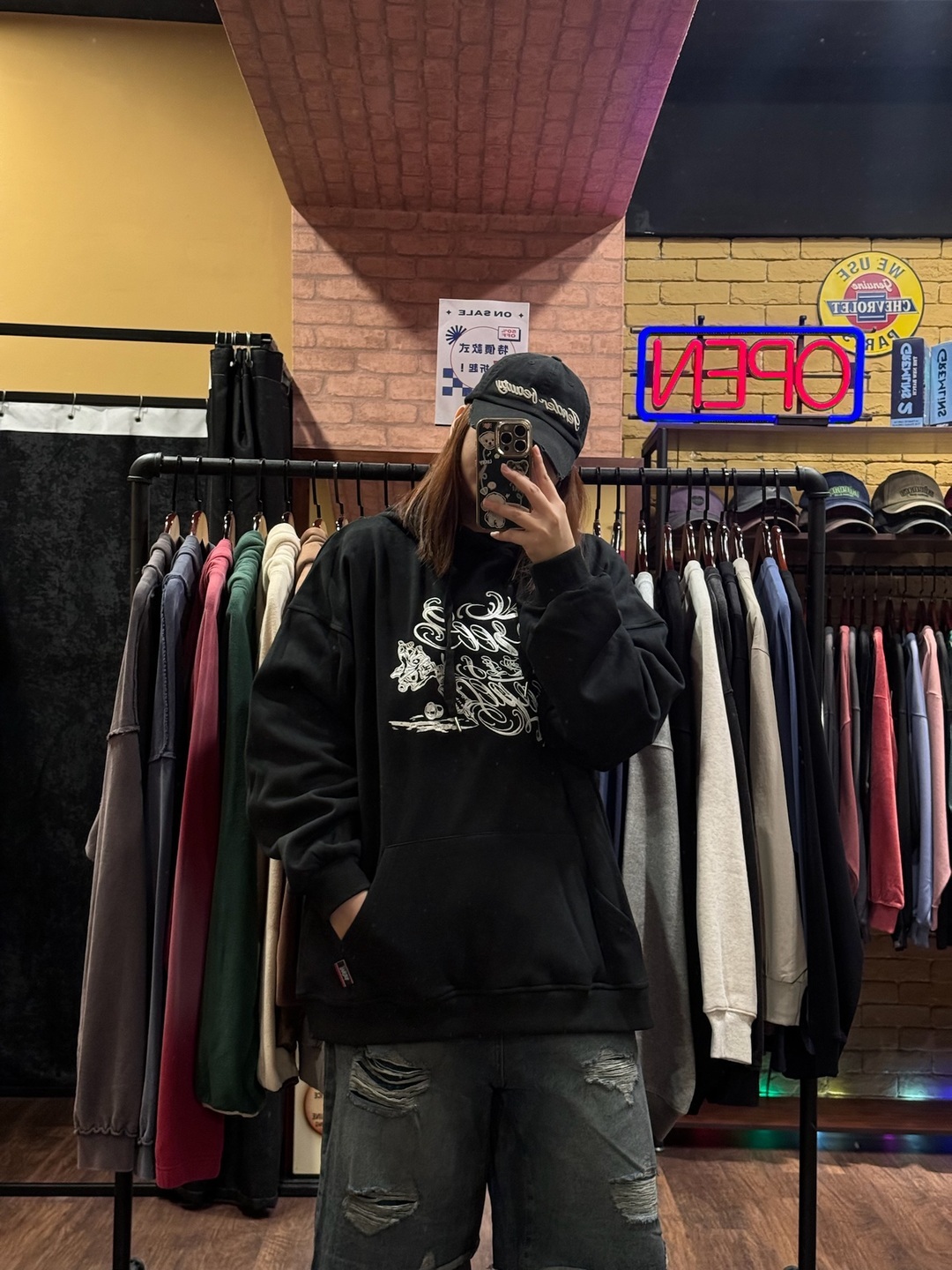 美式紋身機圖騰帽TEE