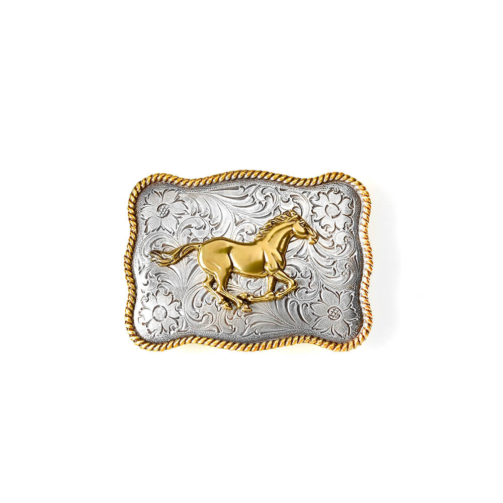 金馬系列-金馬奔騰 造型皮帶扣 / 皮帶頭 - 馬年