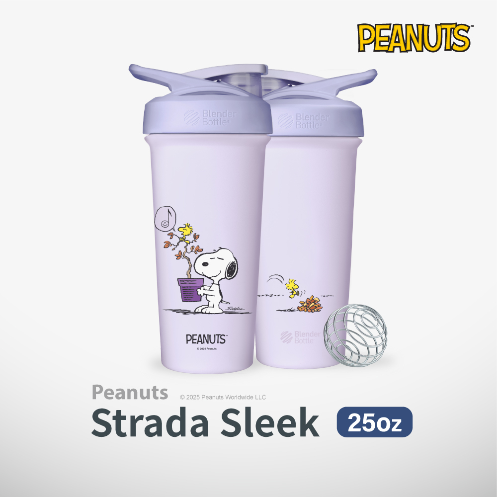 Peanuts 史努比 不鏽鋼保溫保冰杯| 紫秋落葉