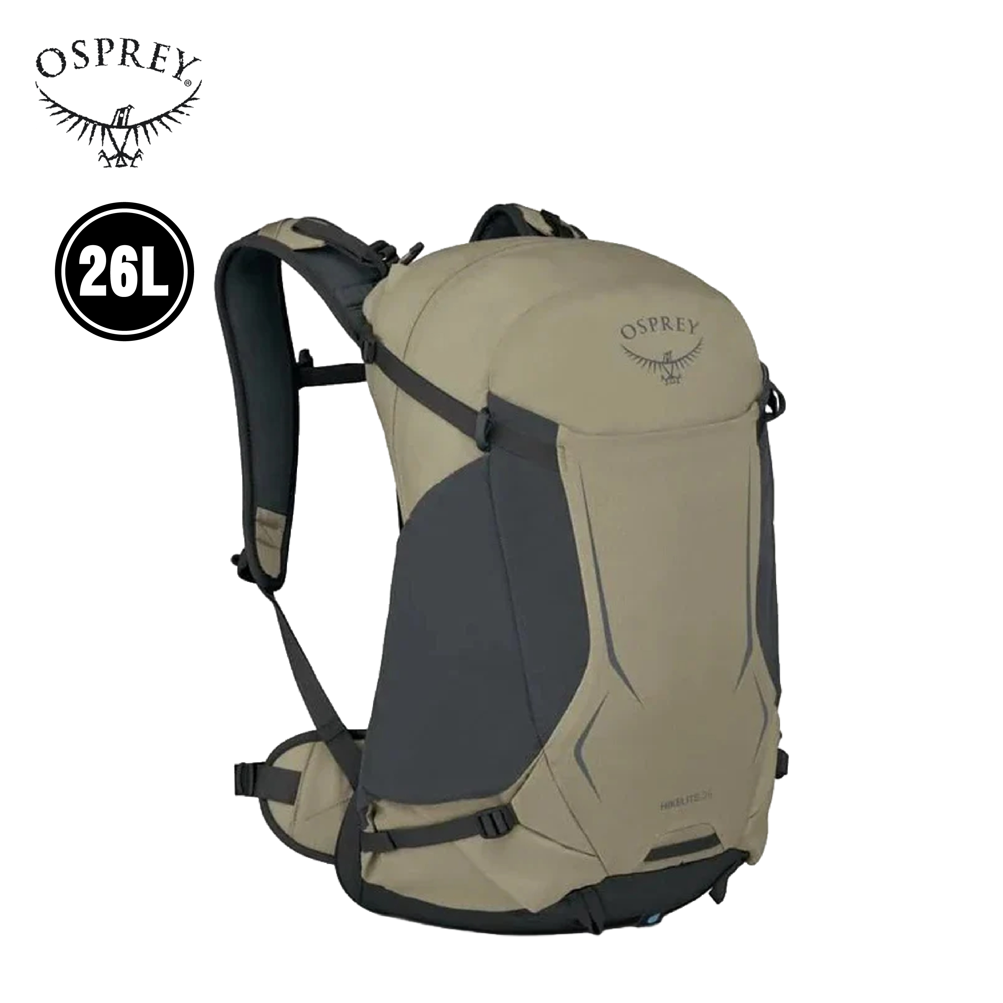 Osprey 美國 Hikelite 26L 專業健行背包 (橄欖棕) 71OS007546