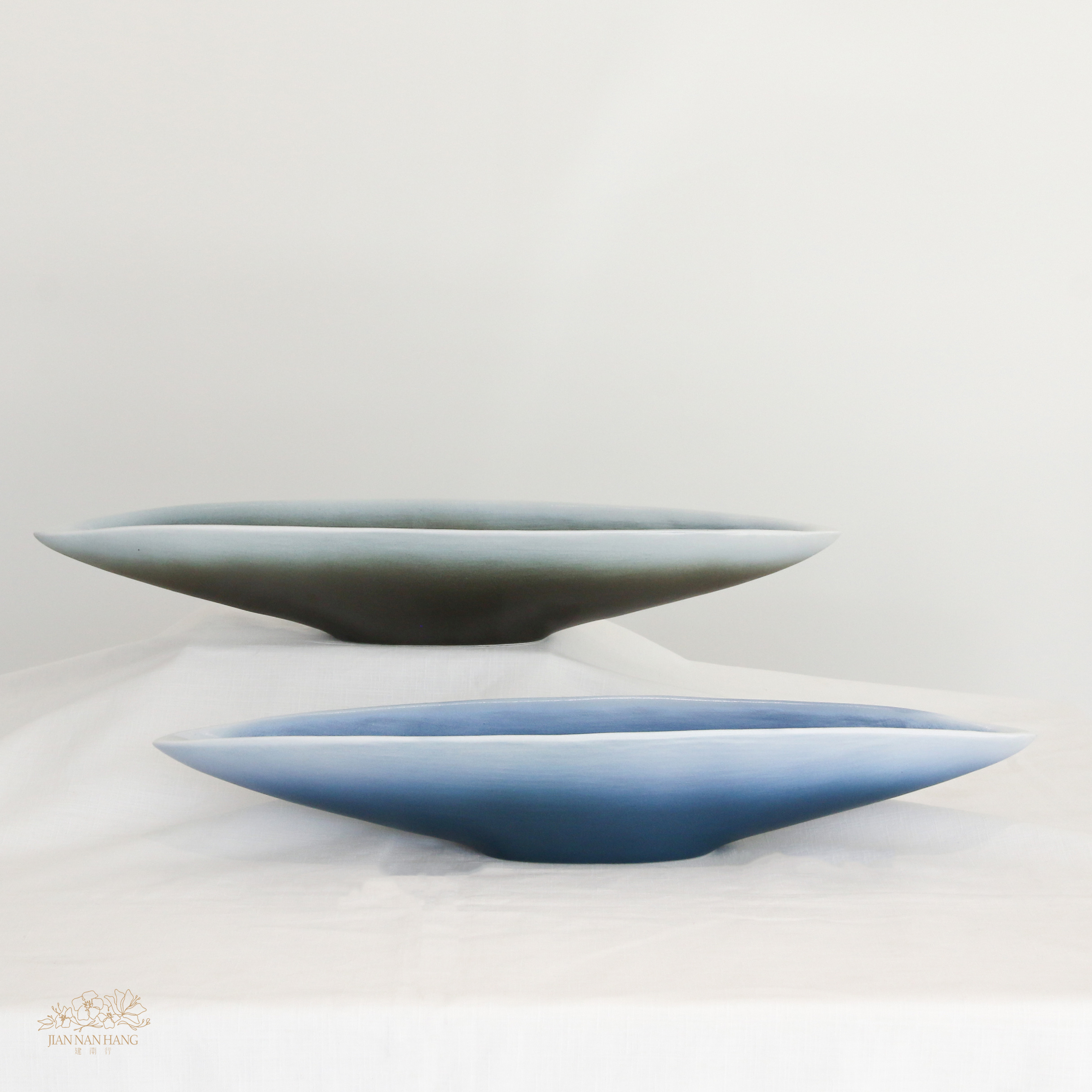 手作陶瓷花器-船湖 亮面漸層 2色