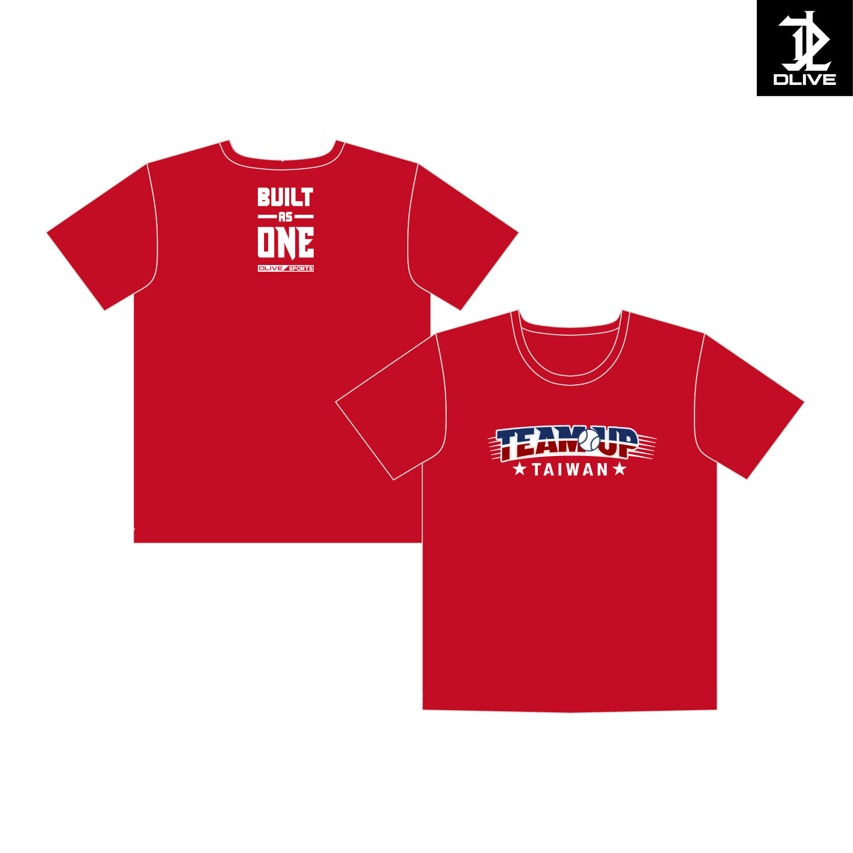 挺台灣 TEAM UP-應援經典款-排汗短T (共4色)
