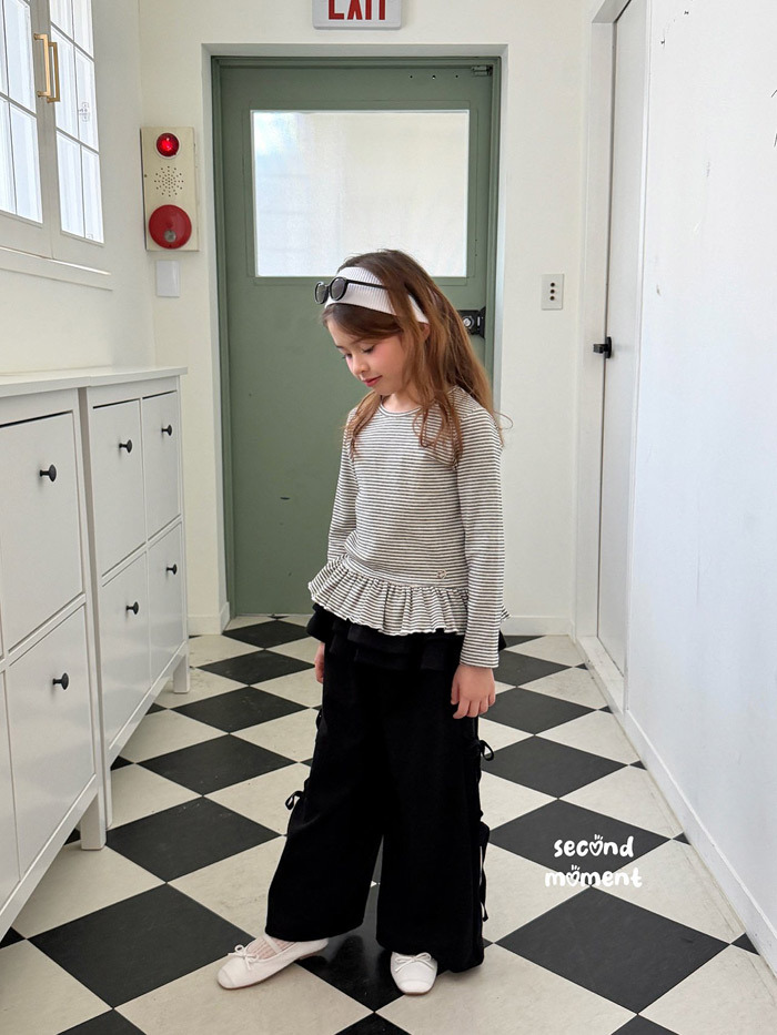 正韓春second moment  甜褲女孩工裝褲