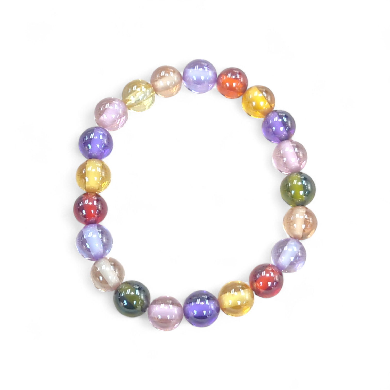 0211PT12-開運手飾PT-泰國龍珠手串8mm (可經師傅開光) (A12)