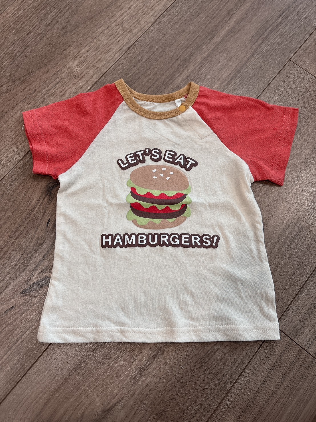 日本🇯🇵漢堡插肩上衣(70~80)