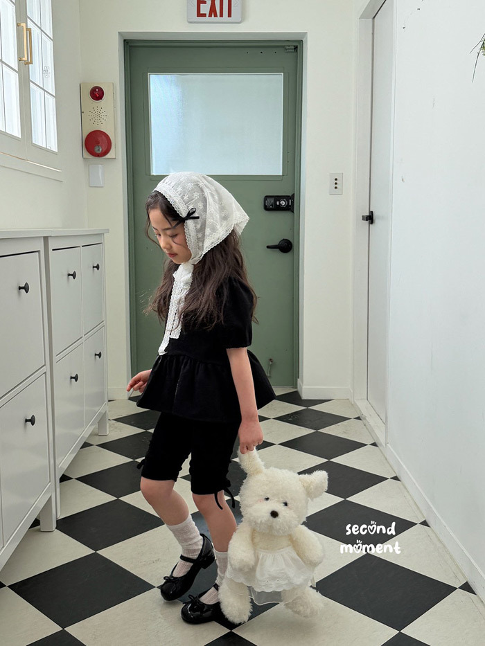 正韓春second moment  兩色澎澎袖甜美上衣