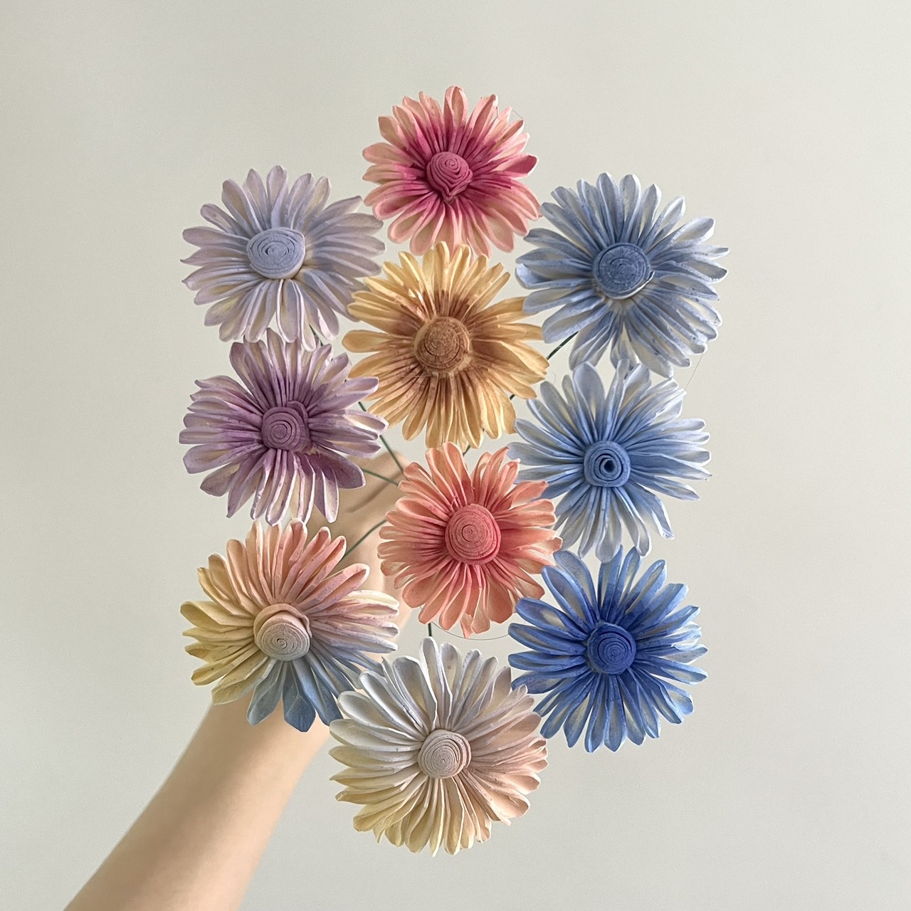 越南索拉花 雨傘太陽花 4CM<十支一把>