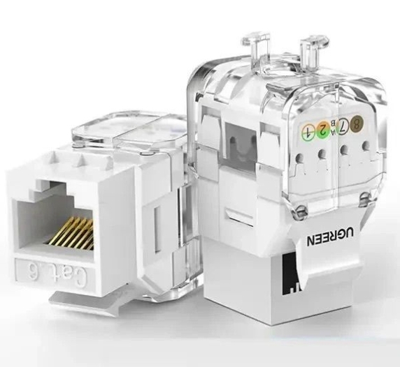 Ugreen Cat6 免打 (非屏蔽) 水晶接頭_NW159-80452