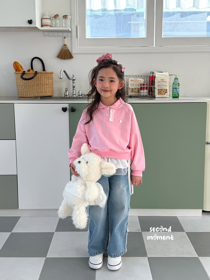 正韓春second moment  兩色愛心銀標上衣