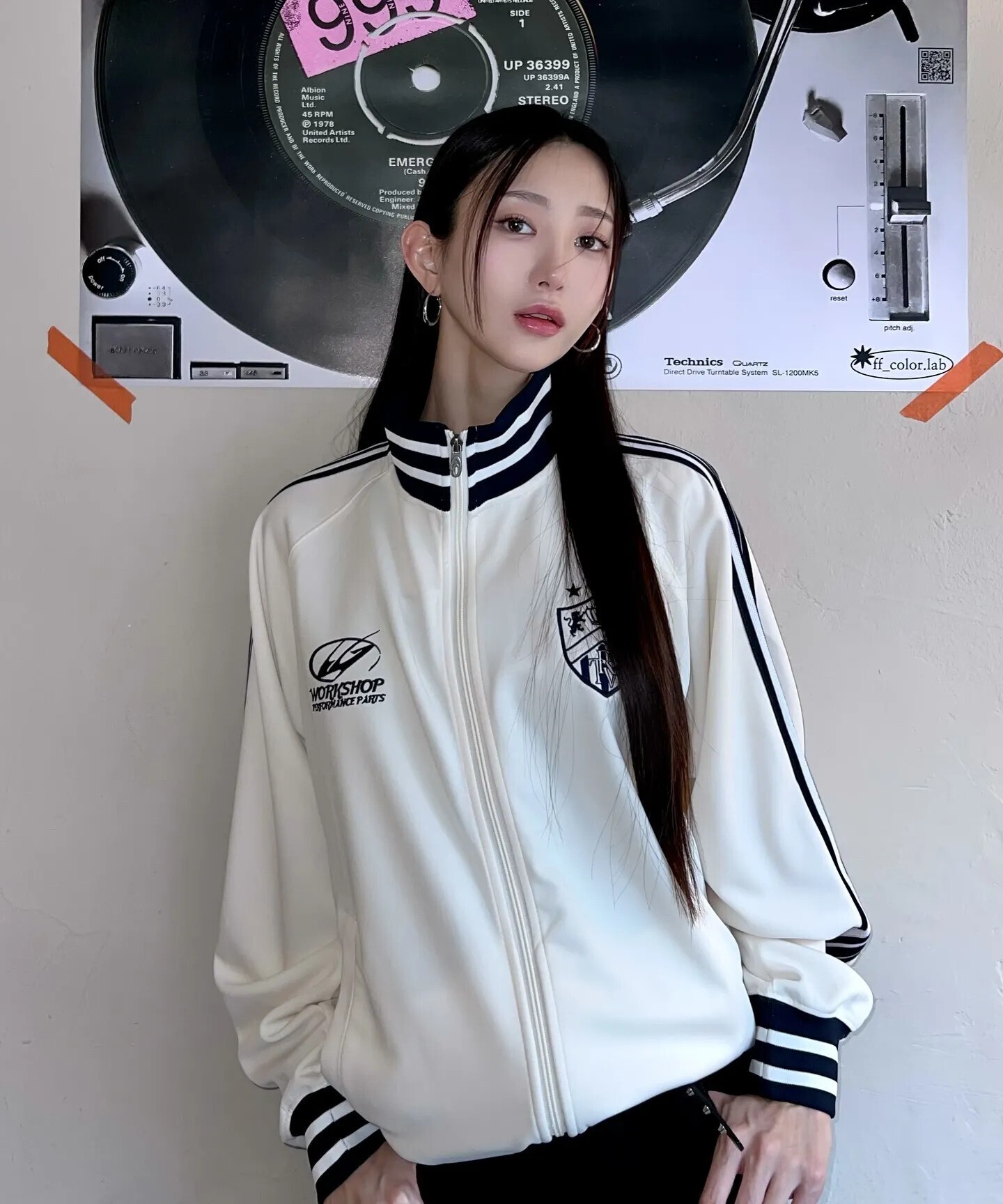 (unisex) travel - jersey travel Jacket (ivory)