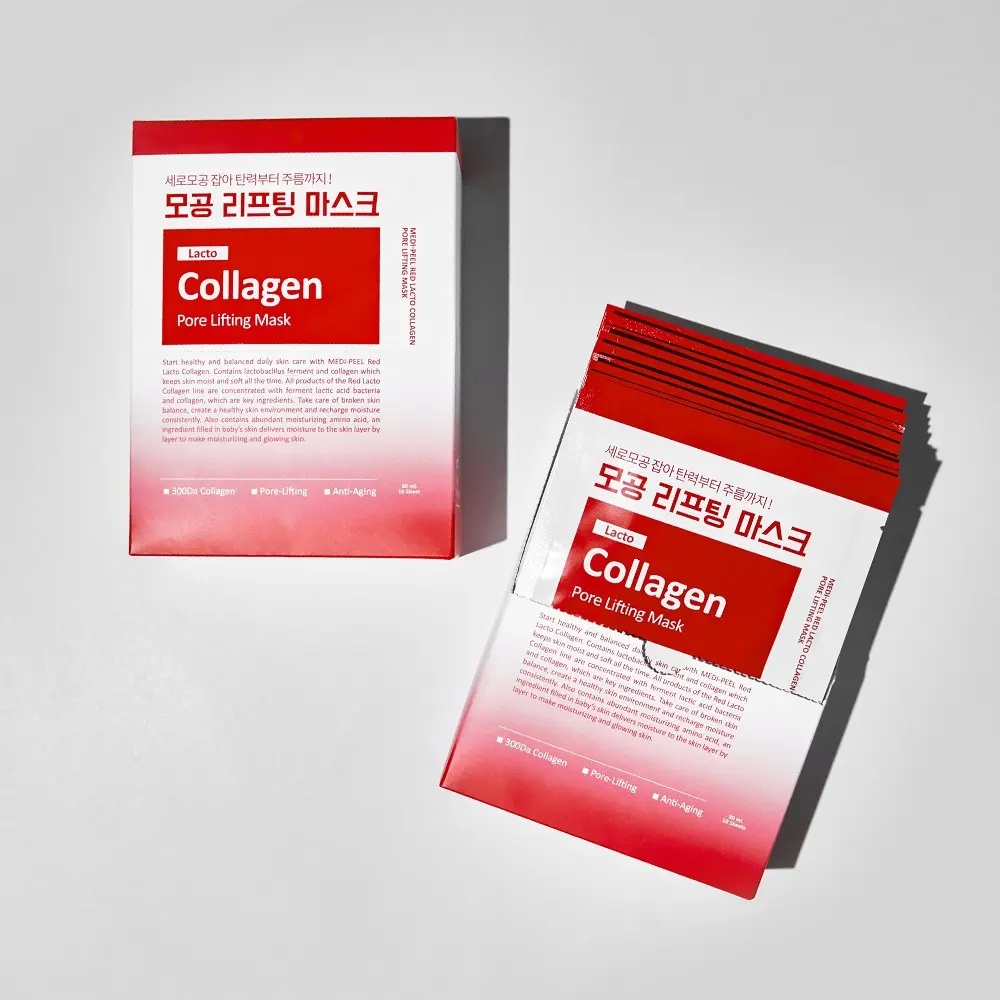 MEDIPEEL 益生菌膠原毛孔緊緻拉提面膜