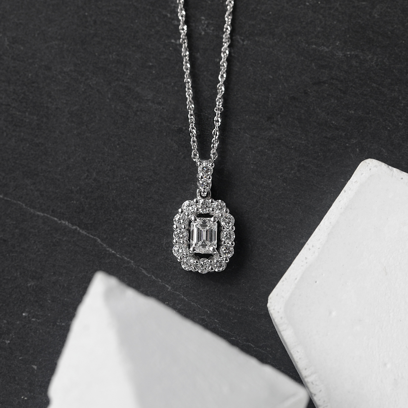 光序定格 — GIA50分鑽石項鍊