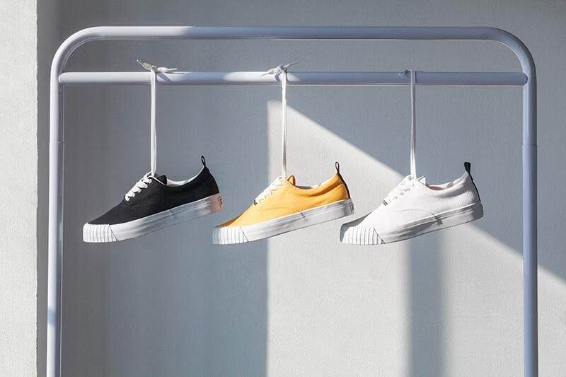 【下殺↘ $499】Y.A.S 休閒鞋 黑 黃 經典 綁帶 休閒 帆布鞋 男女 PR91006BWB PR91006WKW