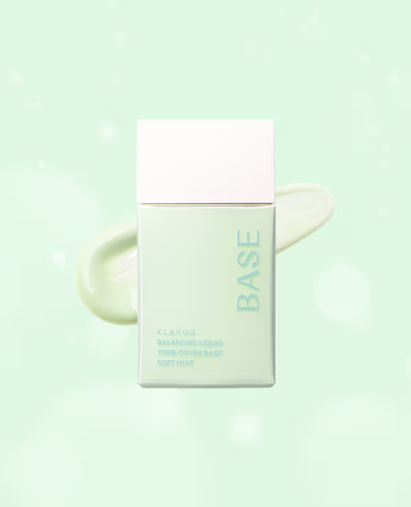 KLAVUU 珍珠舒緩平衡校色遮瑕底霜 #Soft Mint 30ml