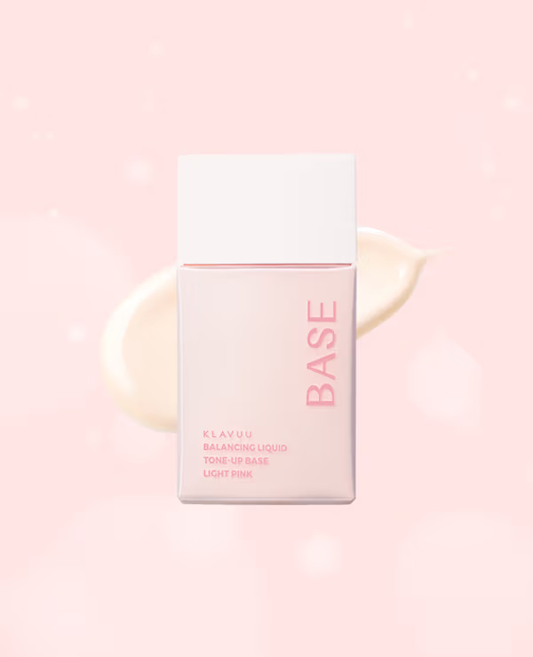 KLAVUU 珍珠舒緩平衡校色提亮底霜 #Light Pink 30ml