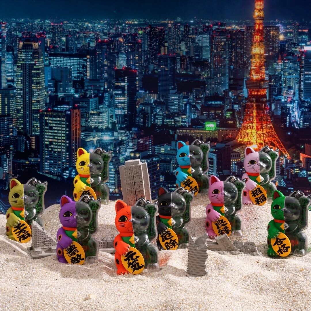 少 量 現 貨丨PIXEL ZIPPER Kouun Neko 50:50 招財貓盲盒 (款式隨機)