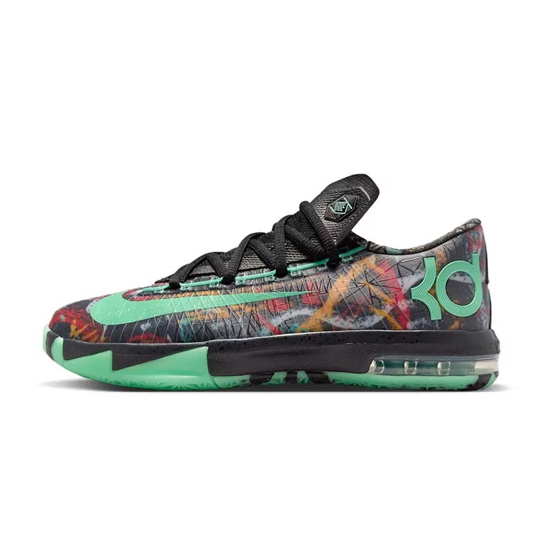 Nike KD 6 All-Star "Illusion" 籃球鞋 全明星 夜光 杜蘭特 黑綠 男鞋 FQ8356-900 [台灣現貨]