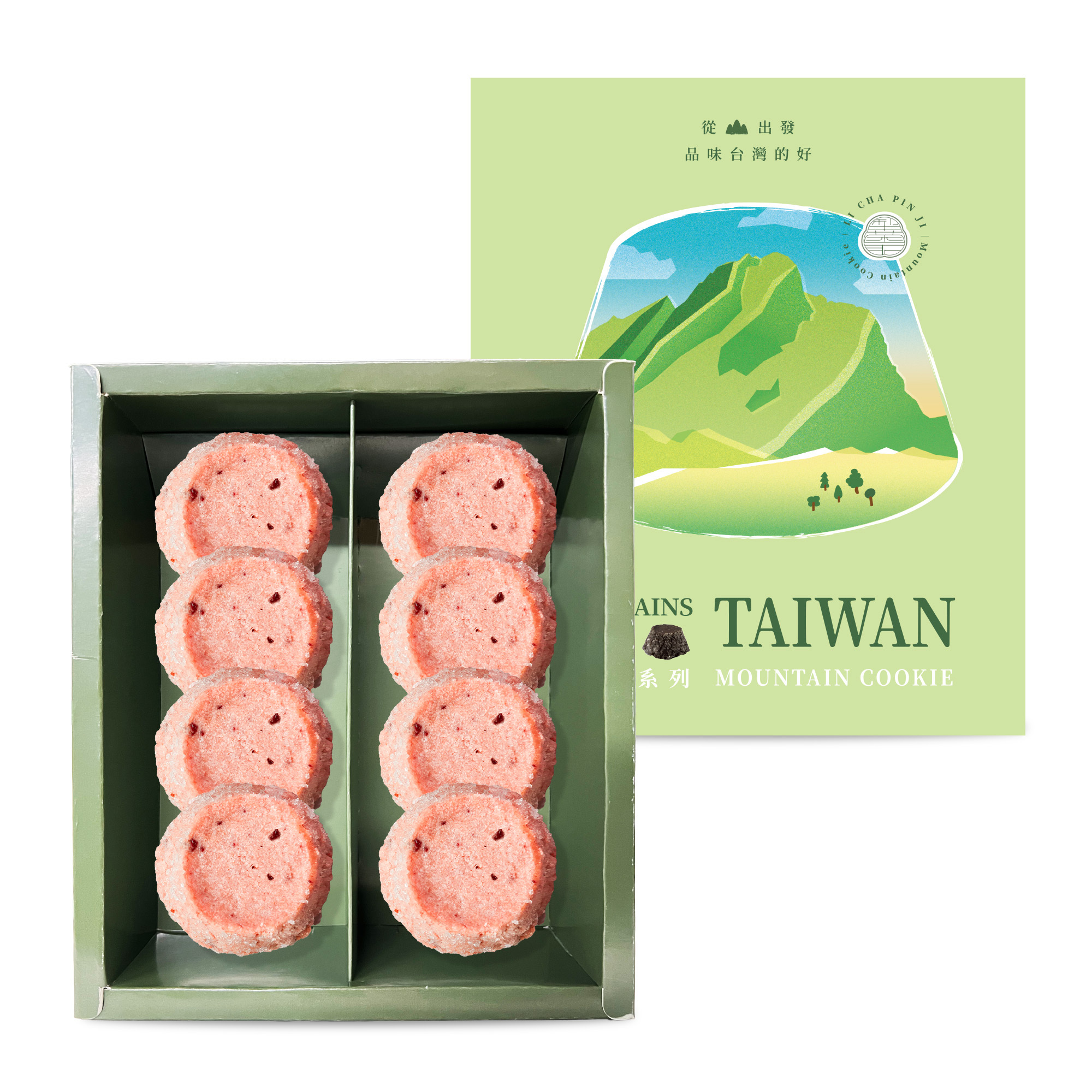 戀戀草莓山形燒8入禮盒