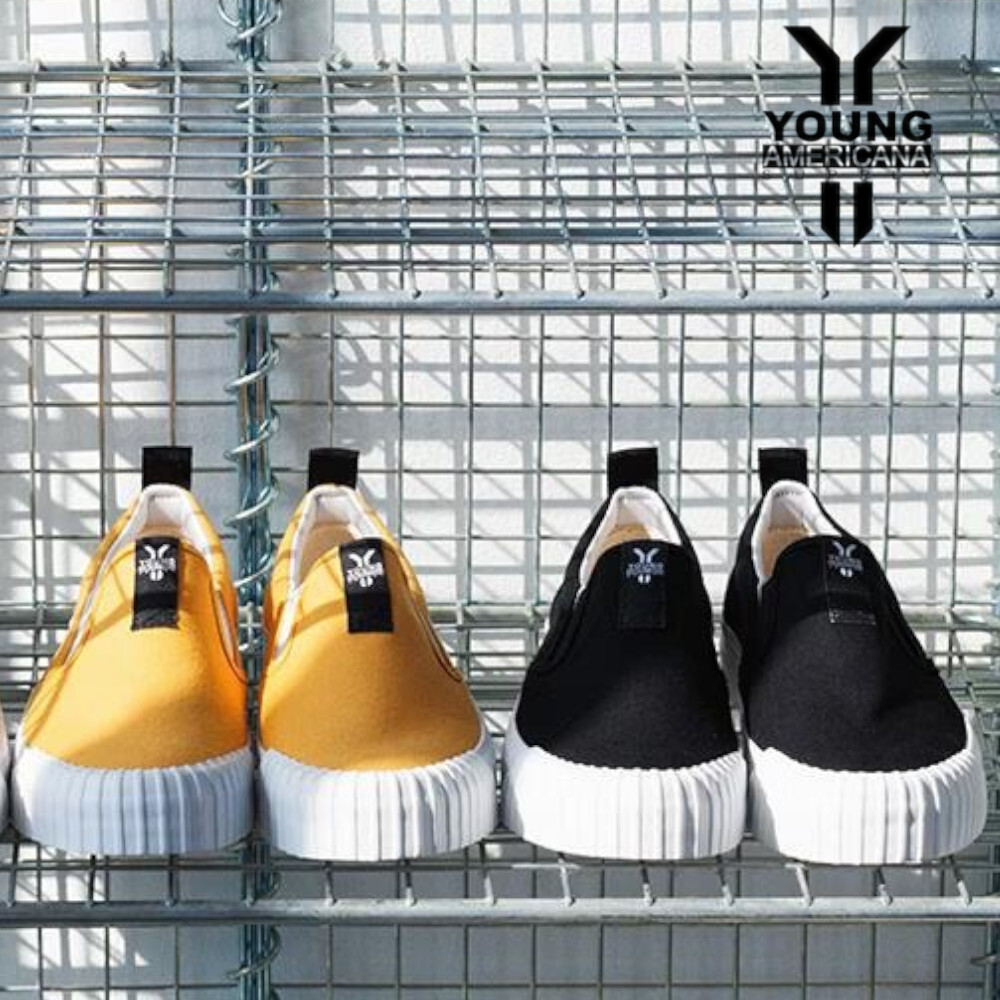 【下殺↘ $499】Y.A.S 休閒鞋 黑 黃 經典 休閒 懶人鞋 男女 PR91007BWB PR91007WKW