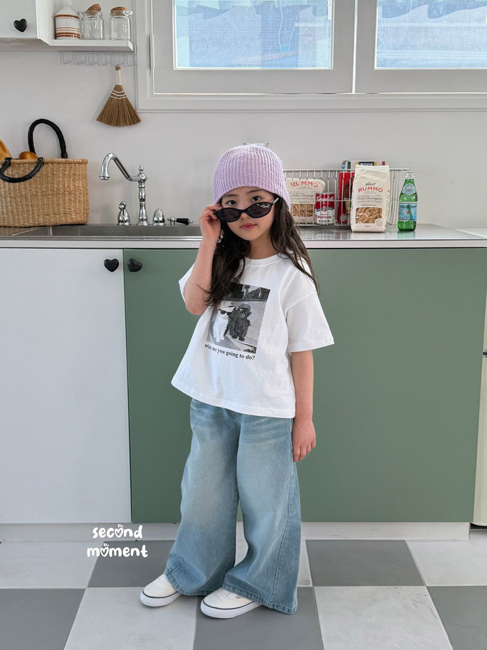 正韓春second moment  兩色貓貓短袖上衣