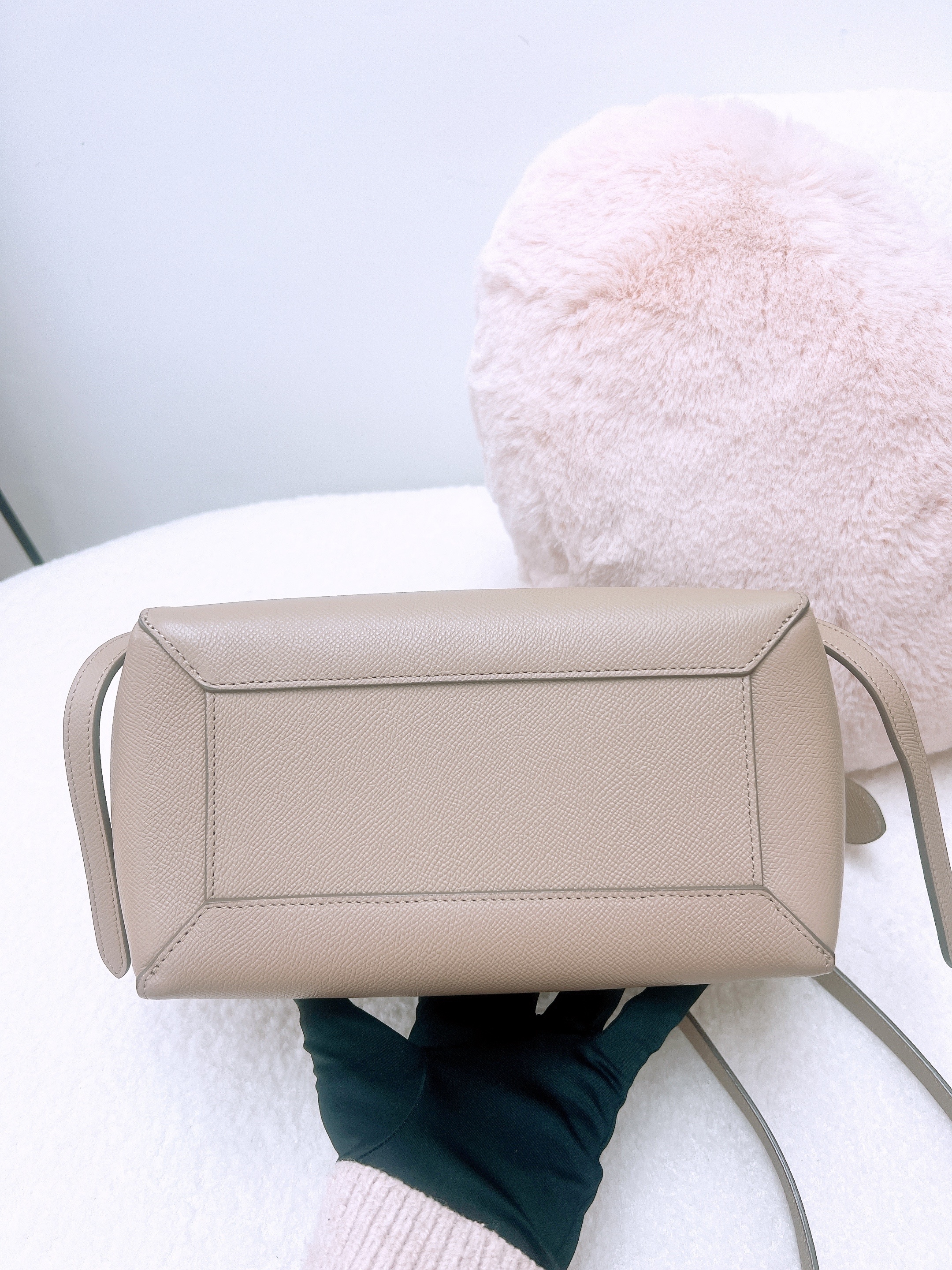 Celine belt bag micro light taupe