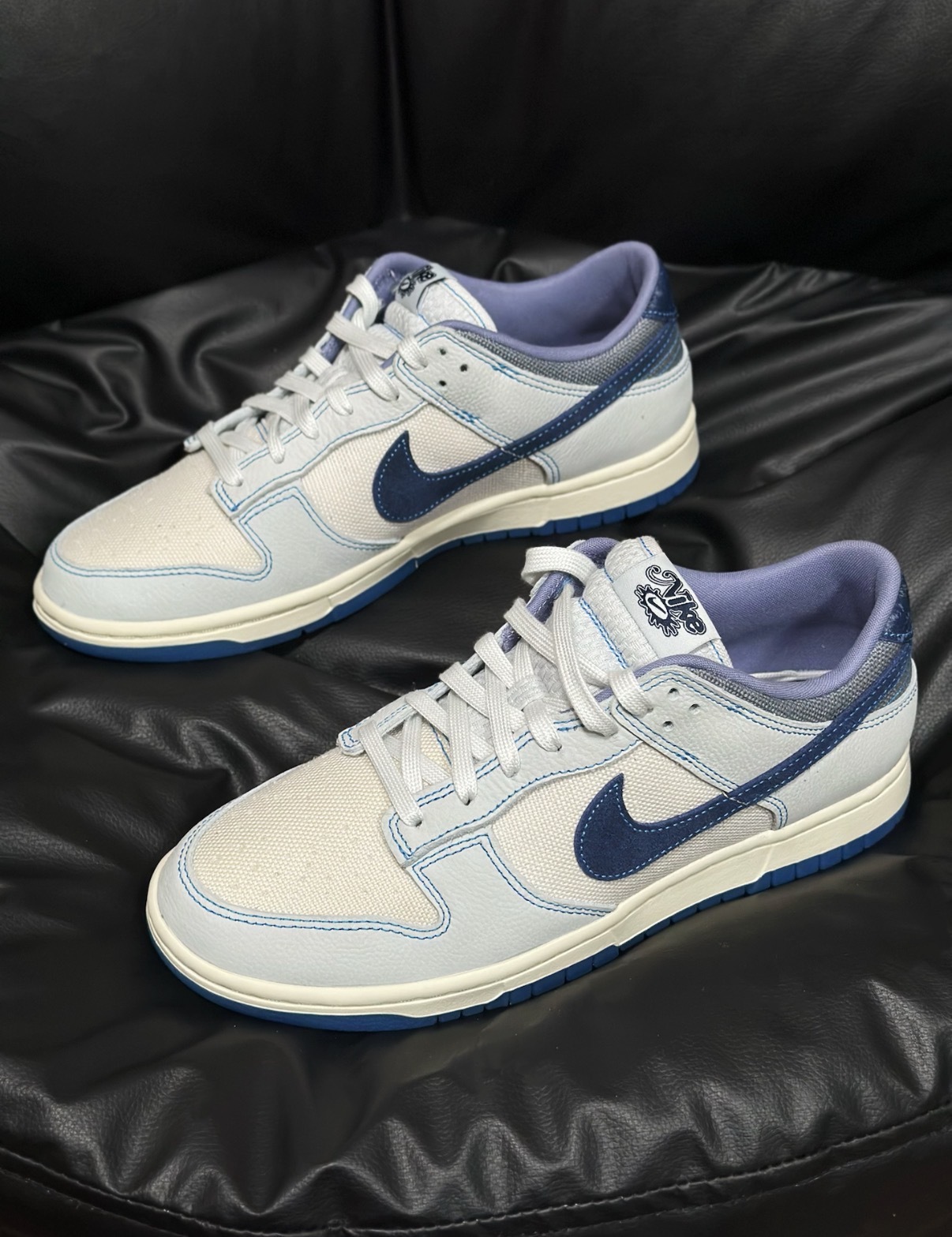 男鞋 NIKE DUNK LOW RETRO SE 'Blue Void' 奶油藍 撞色 復古 低筒 休閒鞋【IB6752-101】