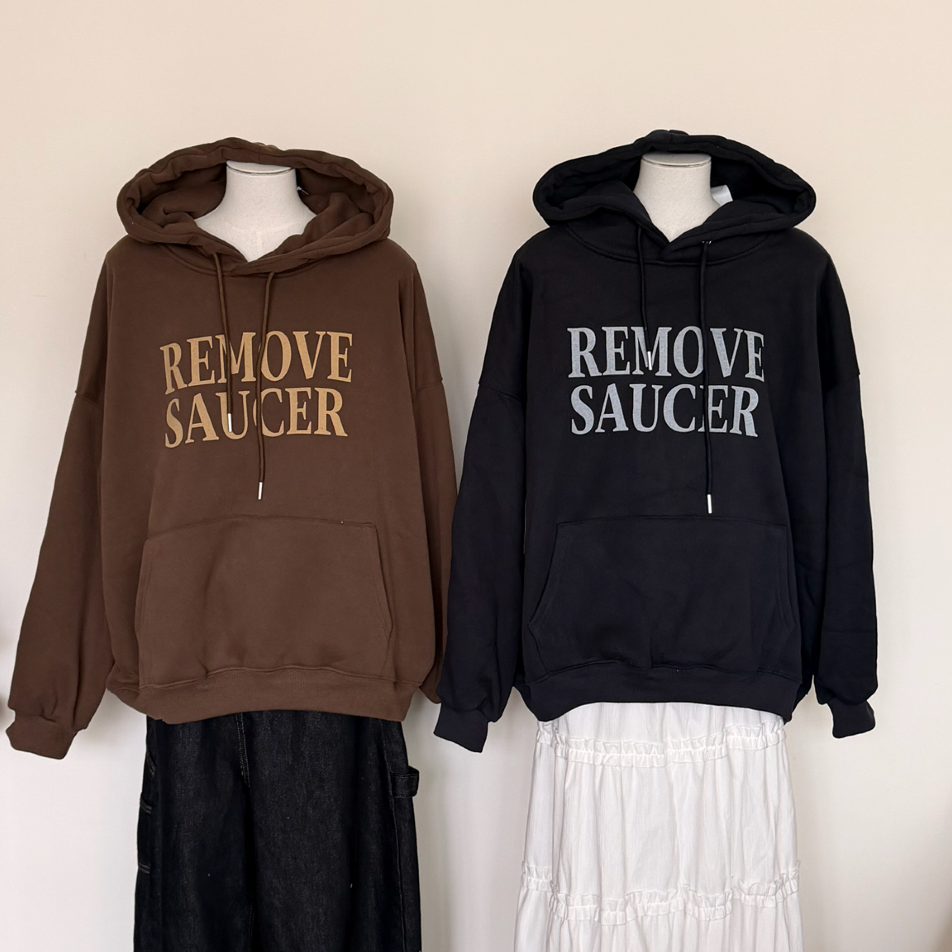 F17內刷毛撞色帽t