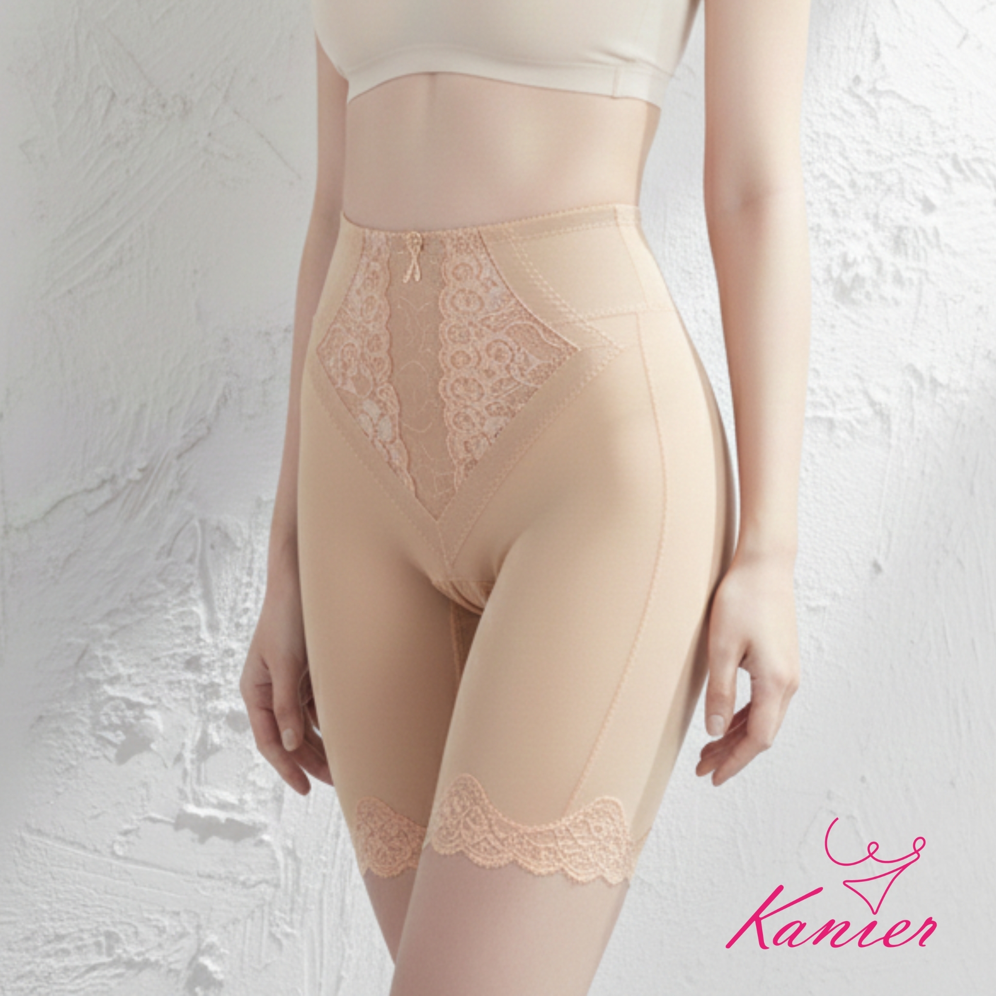 【Kanier卡妮兒】台灣製涼感/吸濕排汗加高四角束褲【 2863 膚 M / L / XL / Q(2XL) / EQ(3XL) 】