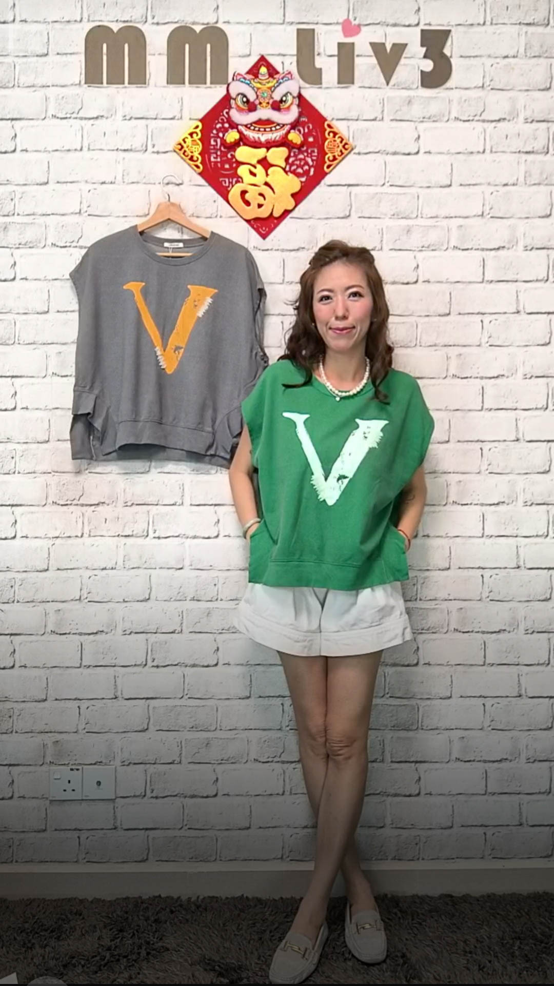 Y1005 RM179 ▶️V上衣 👉B:130cm L:58cm
