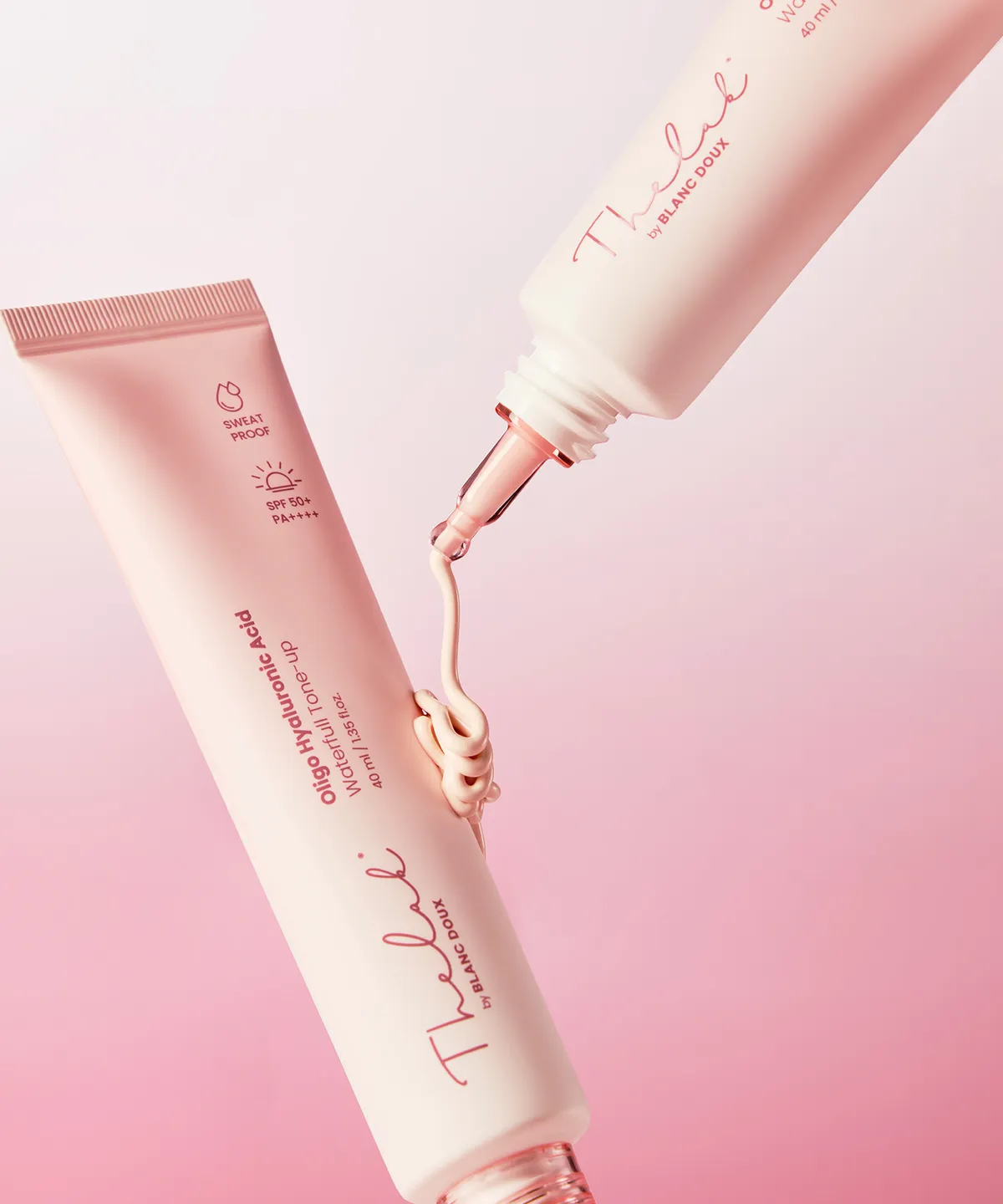 THE LAB BY BLANC DOUX 微分子低分子玻尿酸水潤素顏提亮霜 40ml