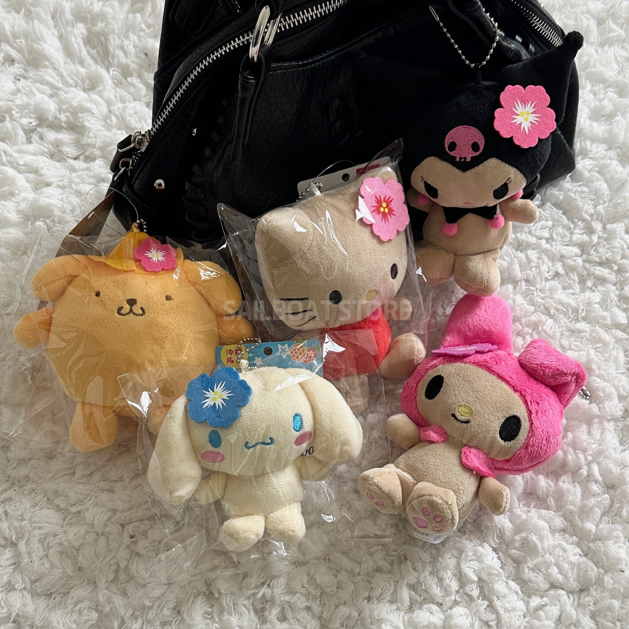 #預購 🇯🇵日本 沖繩限定 三麗鷗 曬黑 吊飾娃娃