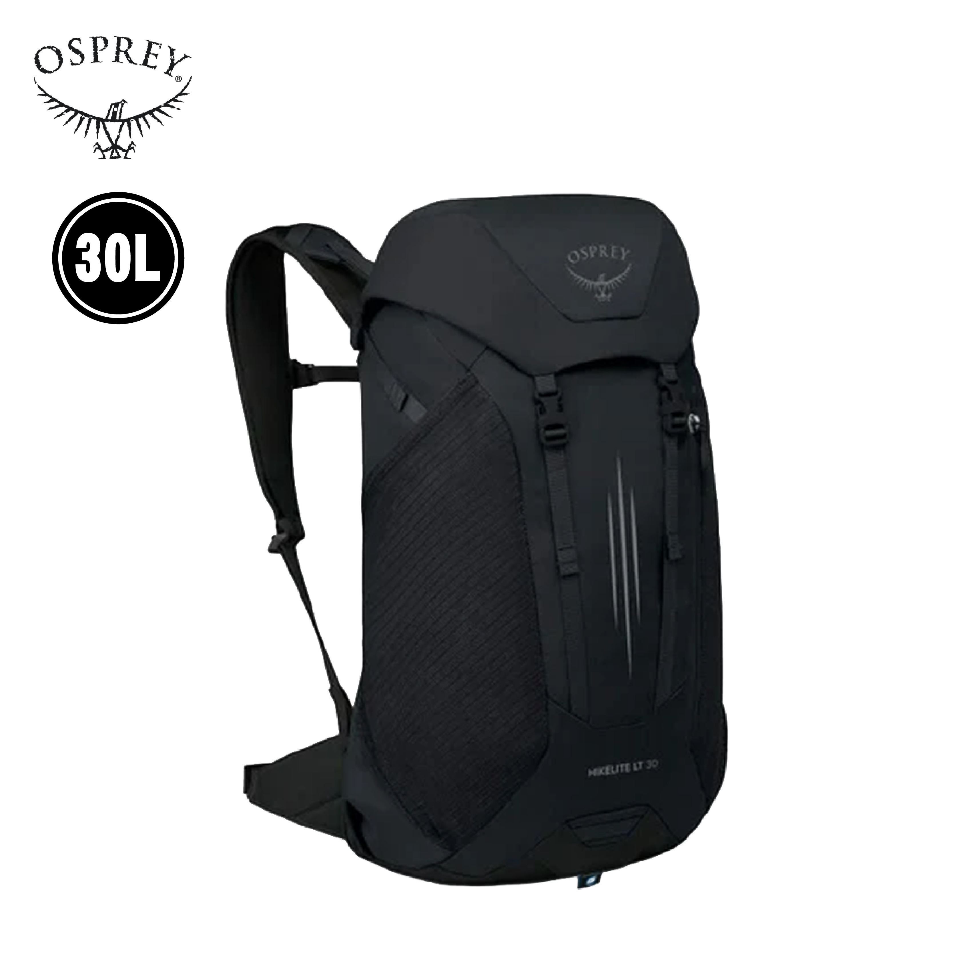 Osprey 美國 Hikelite LT 30L 專業健行背包 (黑) 72OS007574