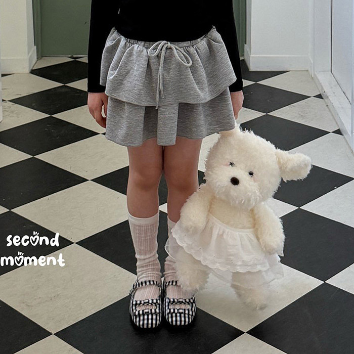 正韓春second moment  三色日常必備荷葉裙