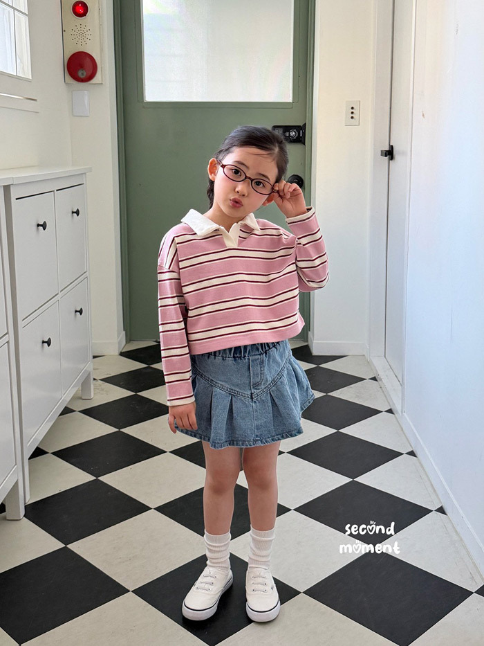 正韓春second moment  個性十足牛仔裙