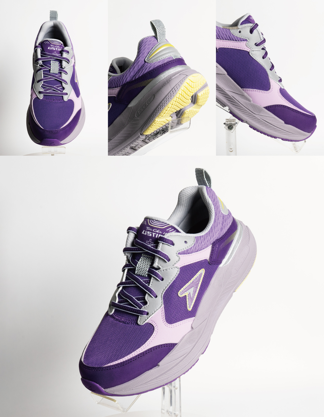 USTINI 我挺你健康鞋 動靜極地鞋 - 亮紫 不經意透露出來的小亮點